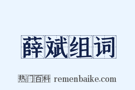 薛斌组词是什么意思的图片